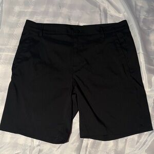 All in Motion Men's Jet Black Flat Front Shorts